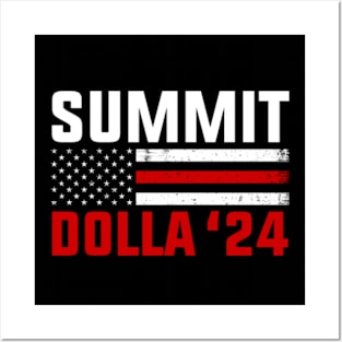 Summit Dolla '24 USA Flag Posters and Art